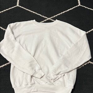 Classic White YL kids Sweater